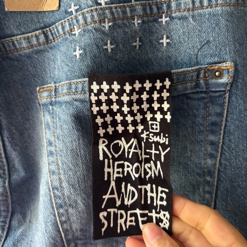 Ksubi Van Winkle Blazed Trashed Skinny Jeans Size‎ 32 New - Picture 9 of 9